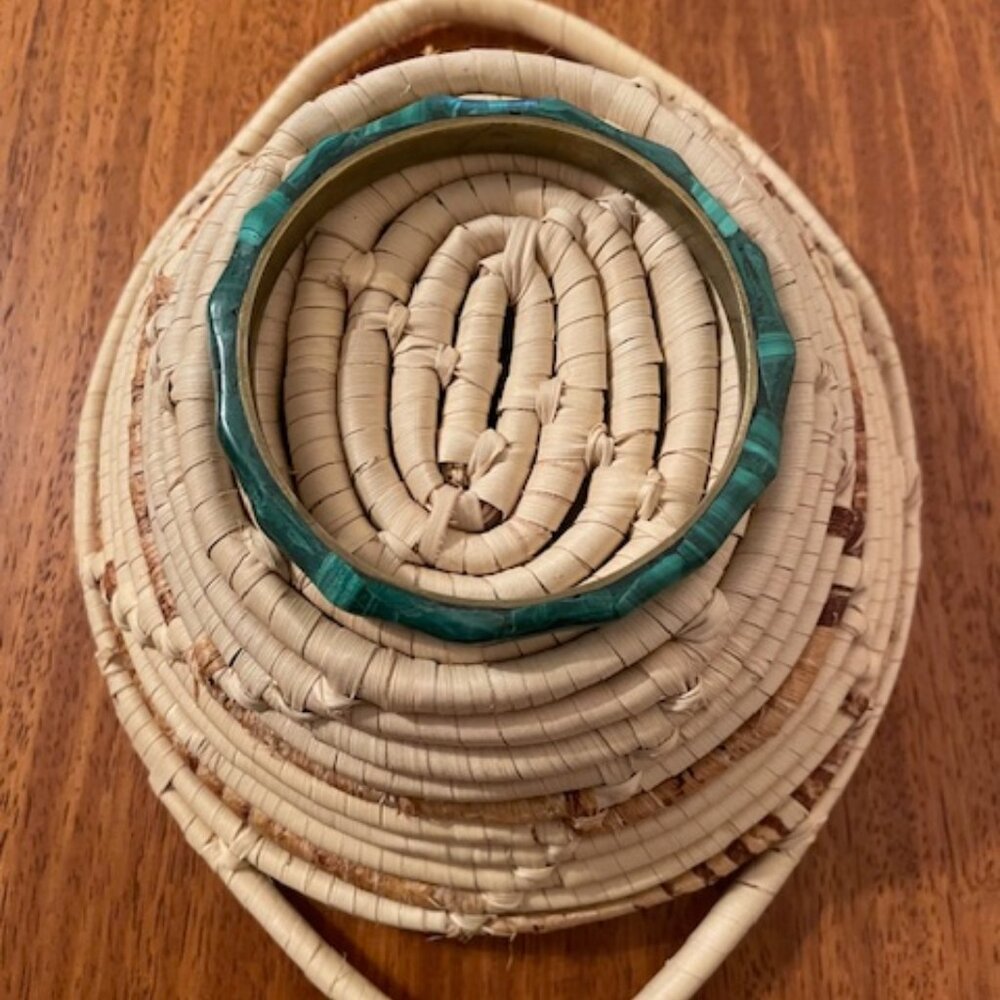 Malachite bracelet NWOT - Handicraft
